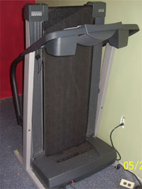 My treadmill in the shack