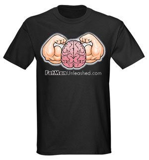 Fat Man Unleashed t-shirt Example