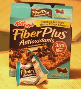 Kelloggs's Fiber Plus bars